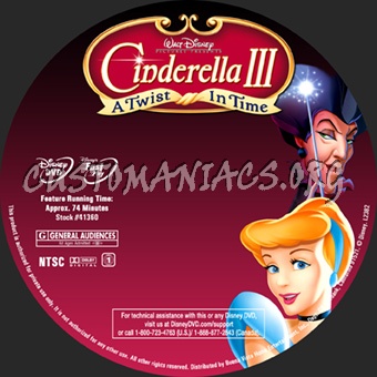 Cinderella 3 dvd label