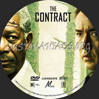 The Contract dvd label