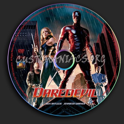 Daredevil dvd label