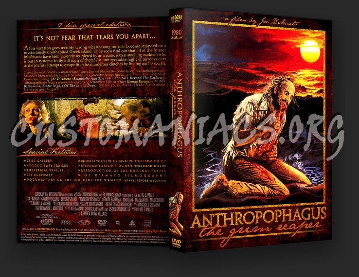 Anthropophagus dvd cover