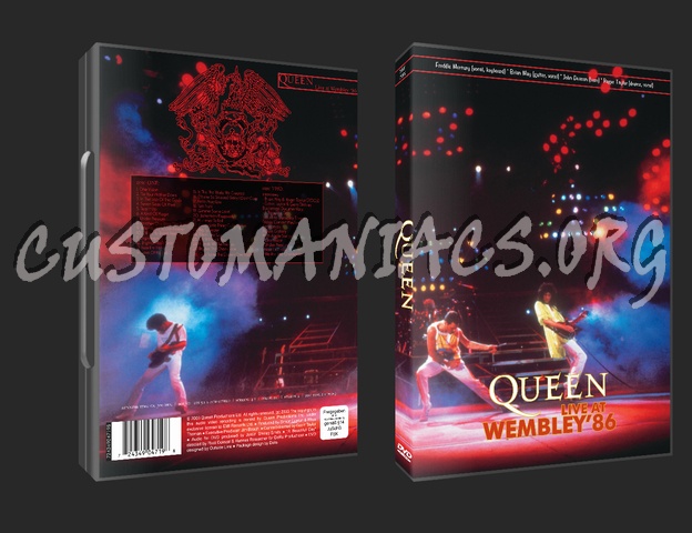 Queen Live at Wembley 86 dvd cover