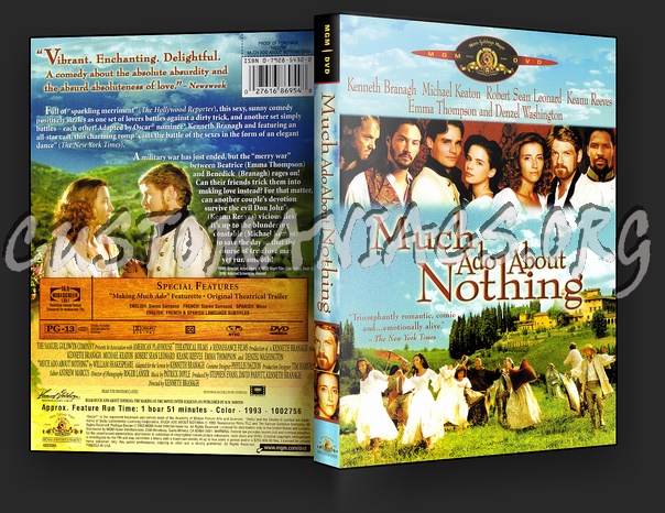 Much Ado About Nothing dvd cover