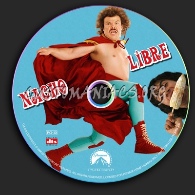 Nacho Libre dvd label