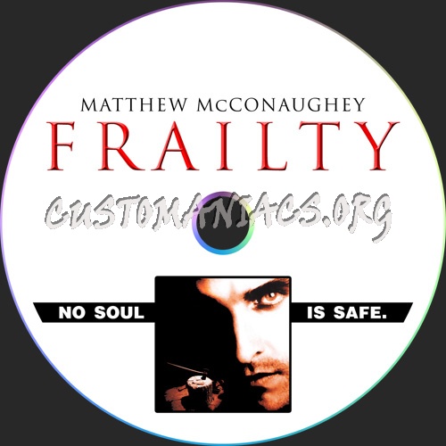 Frailty dvd label