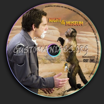 Night at the Museum dvd label