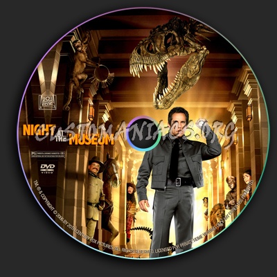 Night at the Museum dvd label