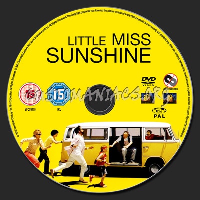 Little Miss Sunshine dvd label