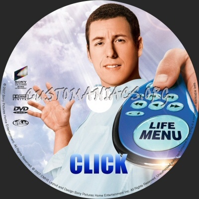 Click dvd label