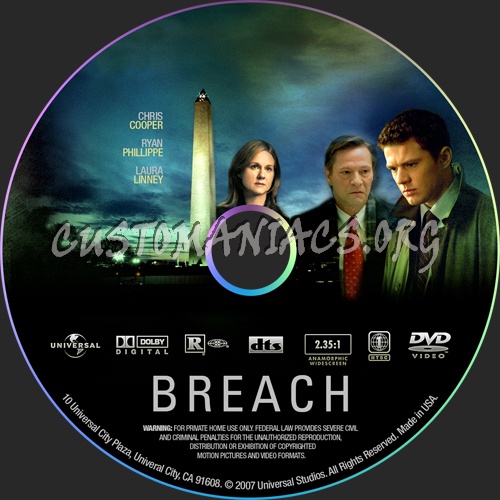 Breach dvd label