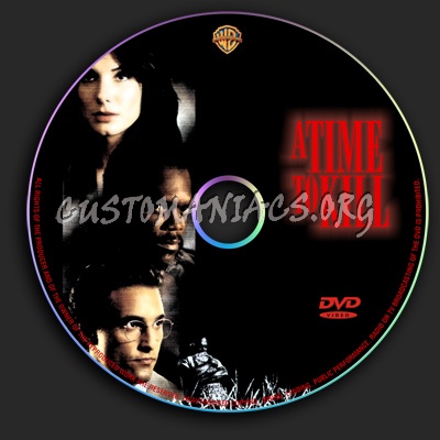A Time to Kill dvd label