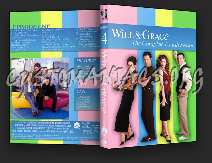 Will & Grace Season 1-8 dvd cover