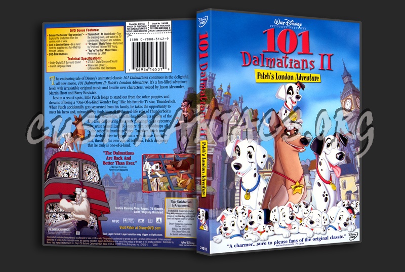 101 Dalmatians 2 - Patch's London Adventure dvd cover