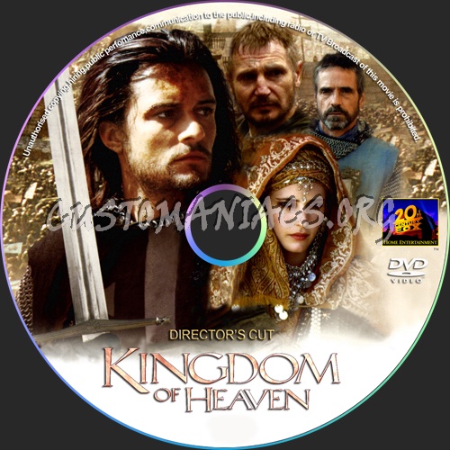 Kingdom of Heaven dvd label