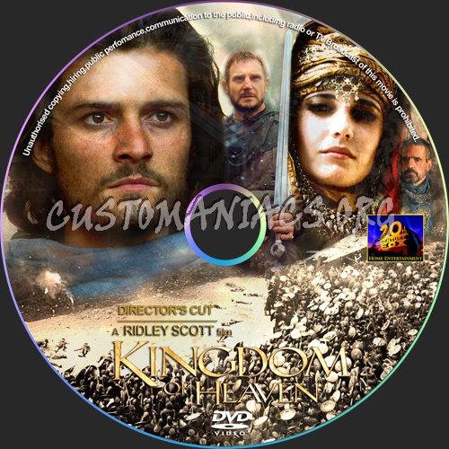 Kingdom of Heaven dvd label