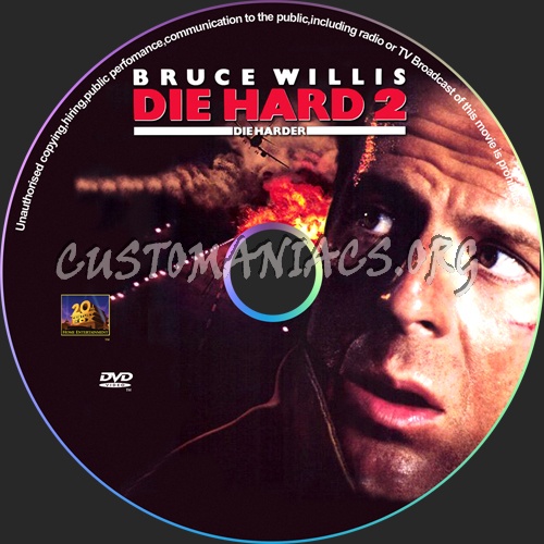 Die Hard 2 dvd label