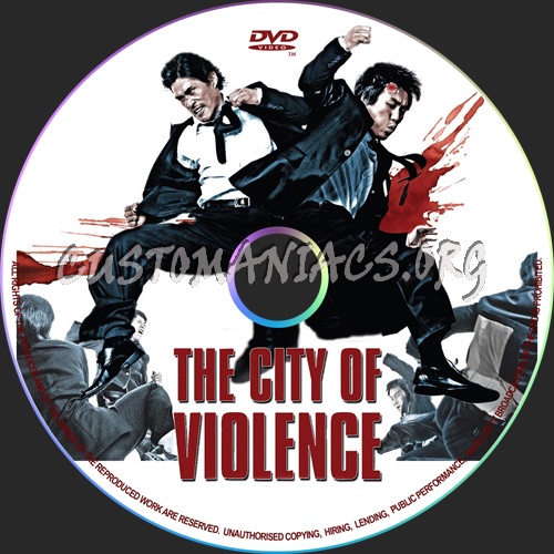 The City Of Violence dvd label