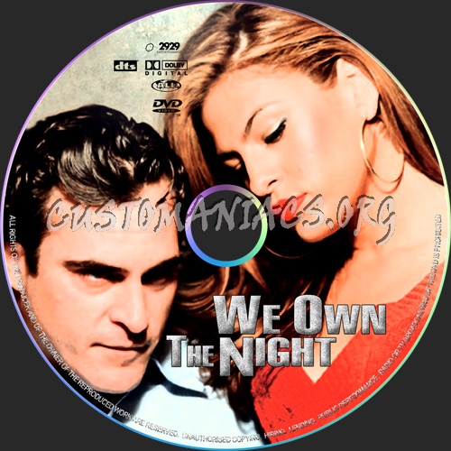 We Own The Night dvd label