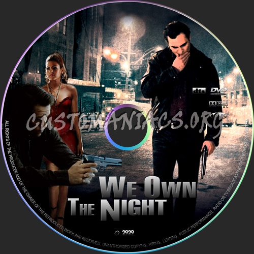 We Own The Night dvd label