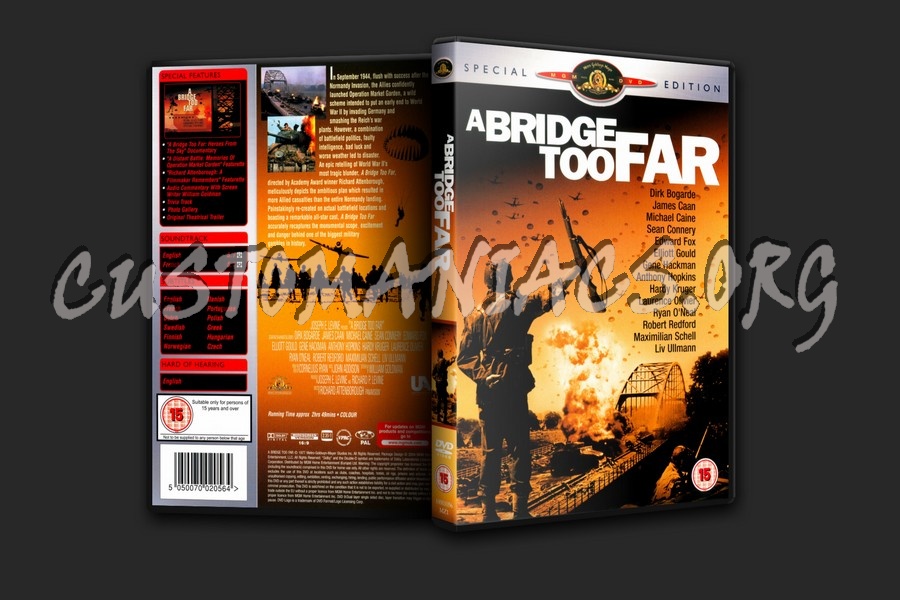 A Bridge Too Far dvd cover