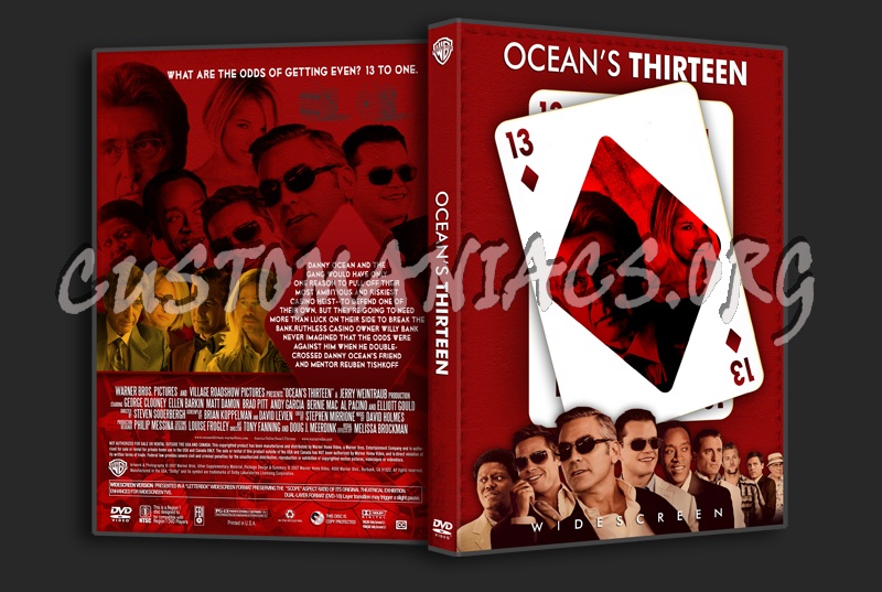 Ocean's Thirteen dvd cover