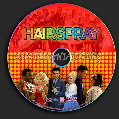 Hairspray dvd label