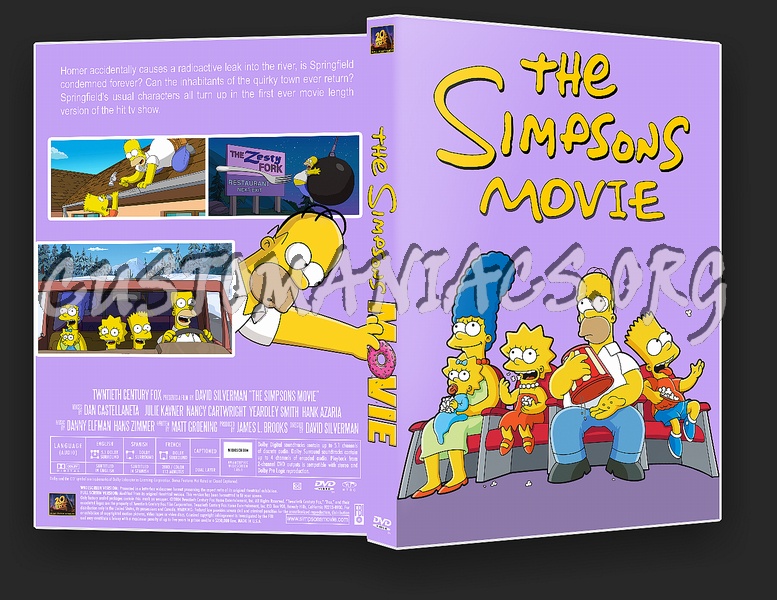 The Simpsons Movie dvd cover