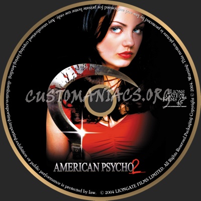 American Psycho 2 dvd label