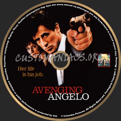 Avenging Angelo dvd label