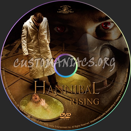 Hannibal Rising dvd label