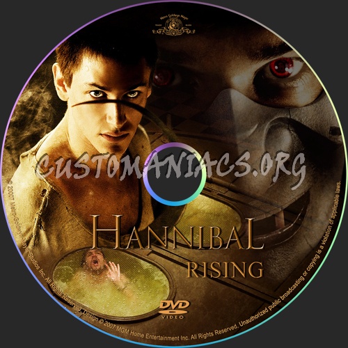 Hannibal Rising dvd label