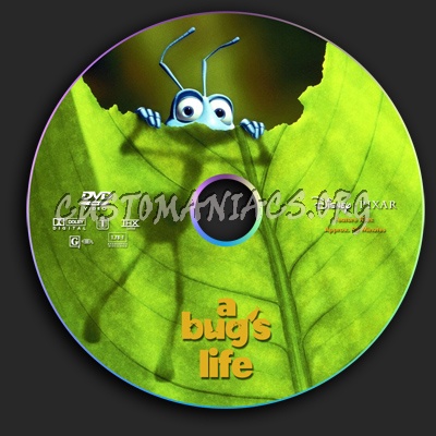 A Bug's Life dvd label