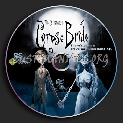 Corpse Bride dvd label