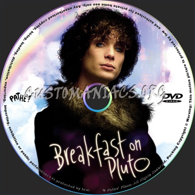 Breakfast On Pluto dvd label