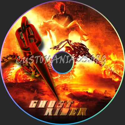 Ghost Rider dvd label