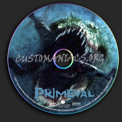 Primeval dvd label