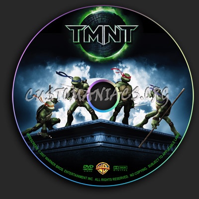 Teenage Mutant Ninja Turtles / TMNT dvd label