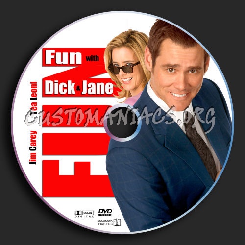 Fun With Dick & Jane dvd label