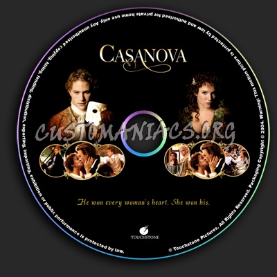 Casanova dvd label