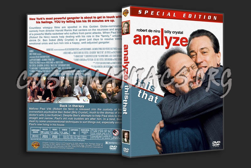 Analyze This/Analyze That Double Feature dvd cover