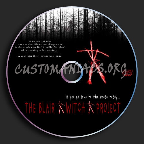 The Blair Witch Project dvd label