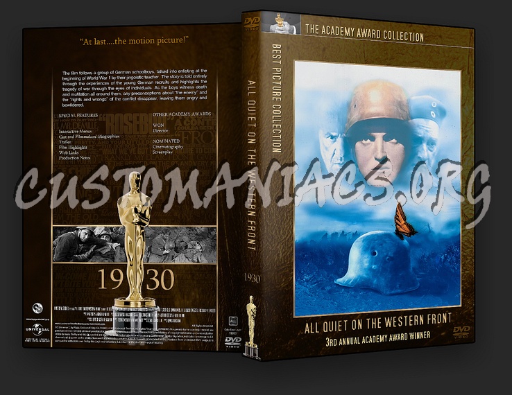 All Quiet on the Western Front - Academy Awards Collection dvd cover