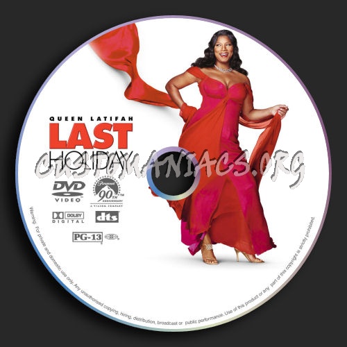 Last Holiday dvd label