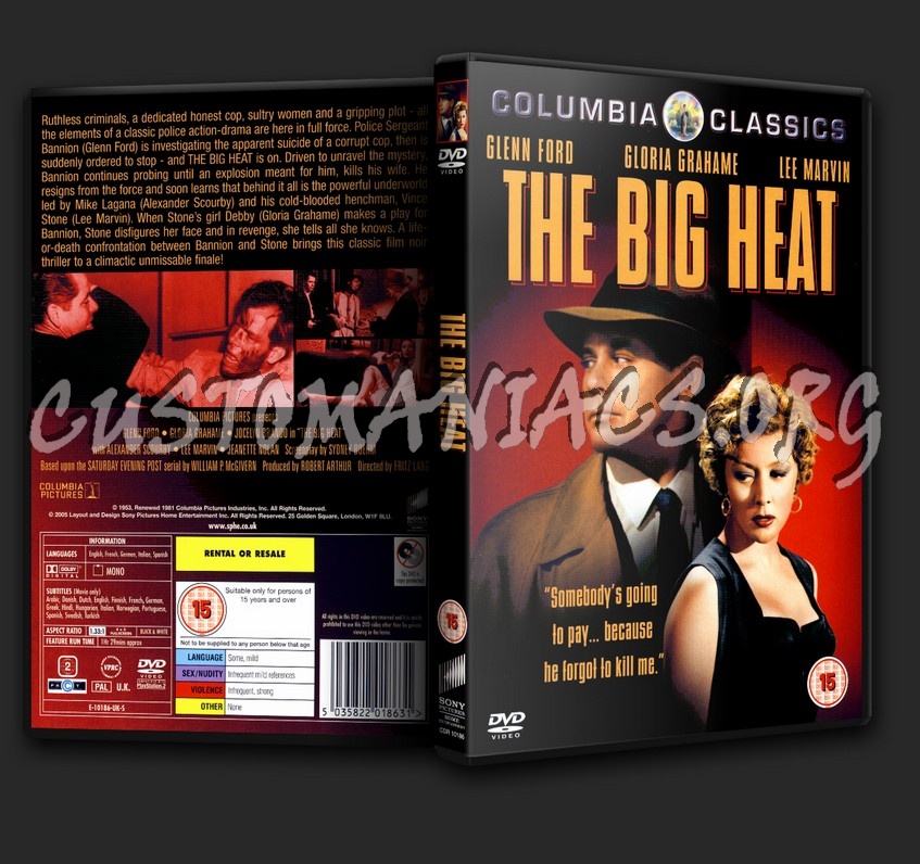 The Big Heat dvd cover