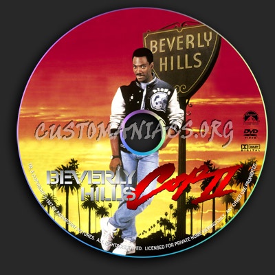 Beverly Hills Cop 2 dvd label