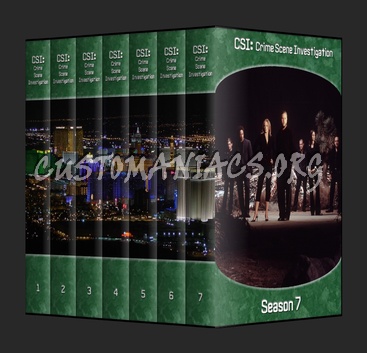 CSI - Las Vegas Season 1-7 dvd cover