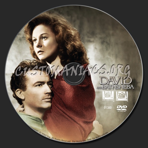 David and Bathsheba dvd label