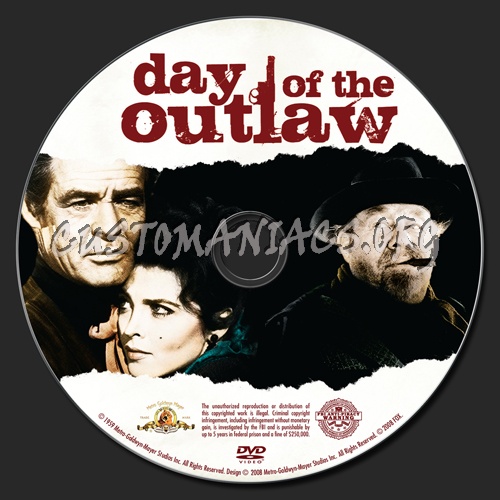 Day of the Outlaw dvd label