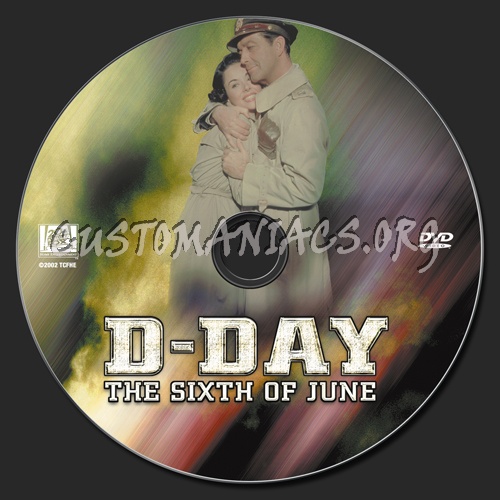 D-Day The Sixth of June dvd label