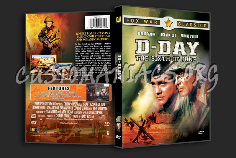 D-Day The Sixth of June dvd cover