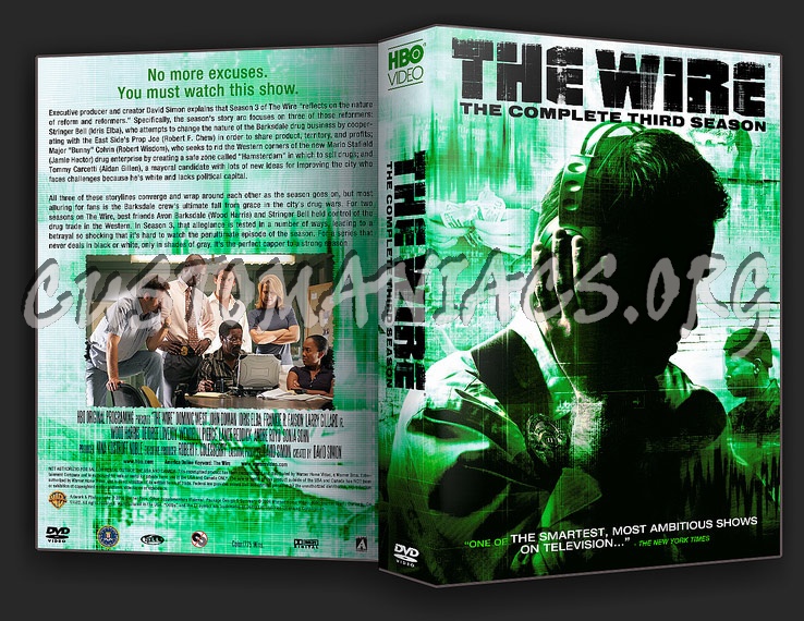 the wire season 3 web v2 dvd cover